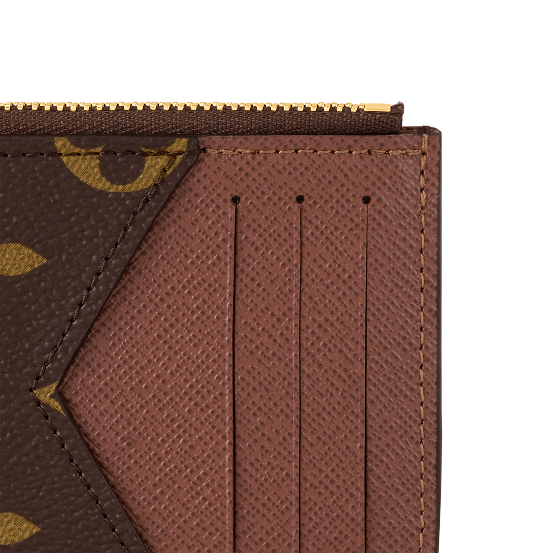 Romy Card Holder Luxury Monogram Canvas Brown LOUIS VUITTON